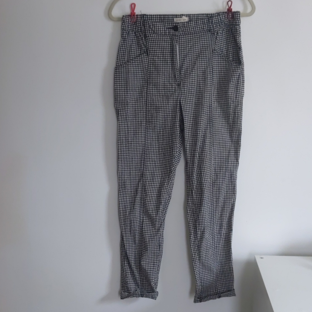 Gingham Mom Pant